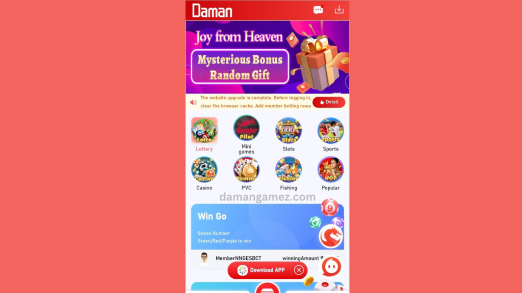Games Available in Daman Games