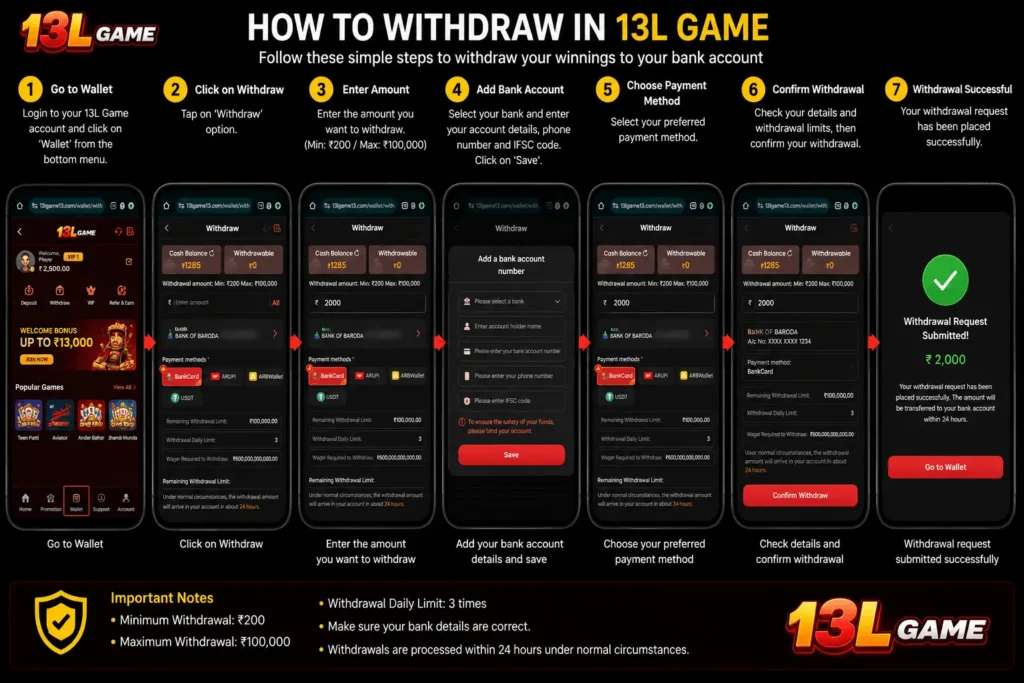 Daman Games Withdraw